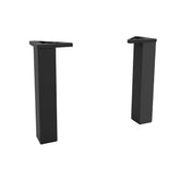 Juego 2 patas NEGRO Altura 330 mm - BañoClick